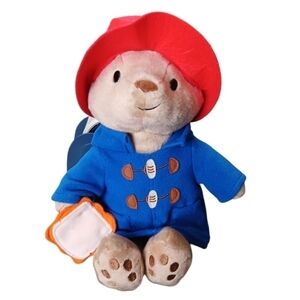 PADDINGTON Teddy Bear Plush Stuffed Animal Yottoy Marmalade Sandwich RARE 15"
